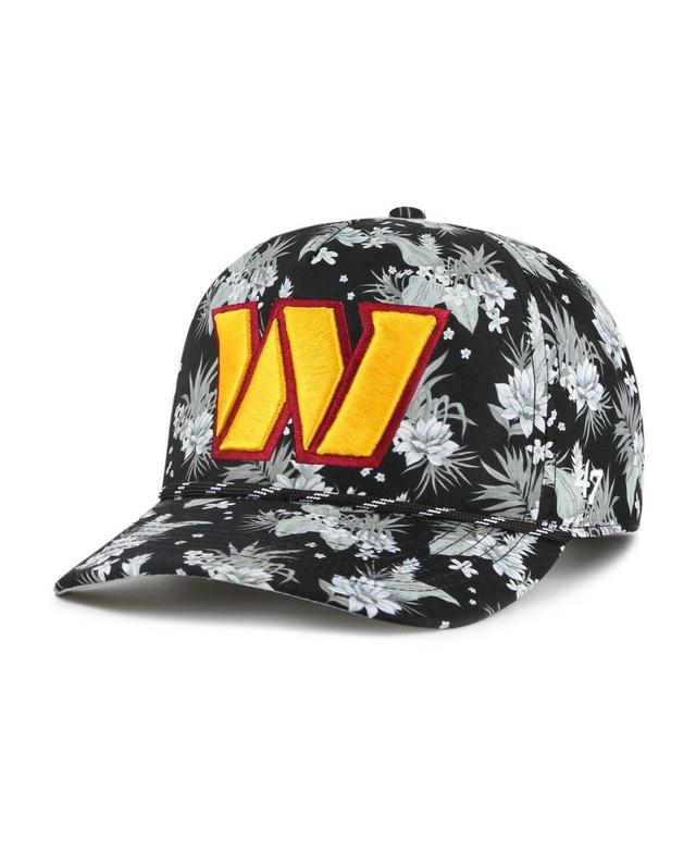 Mens 47 Black Washington Commanders Dark Tropic Hitch Adjustable Hat Product Image