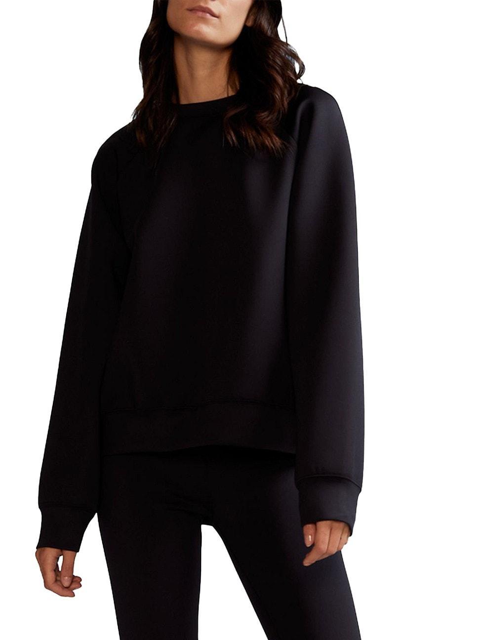 Womens Bonded Stretch Pullover Sweatshirt Product Image