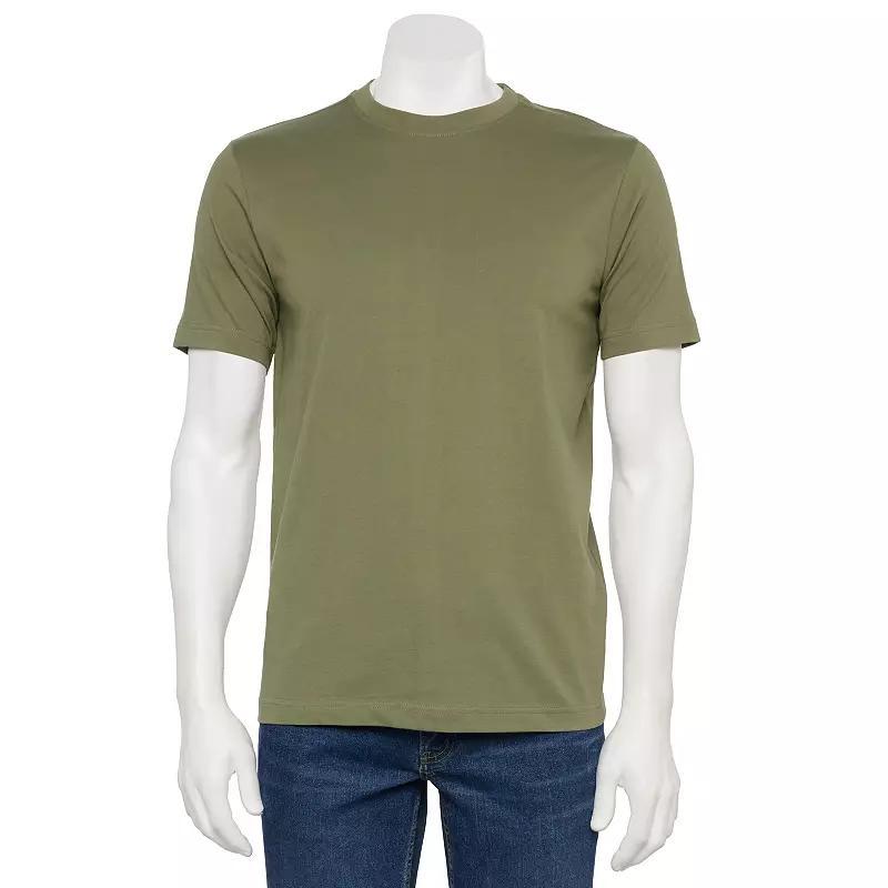 Mens Matix Short Sleeve Crewneck T-Shirt Green Product Image