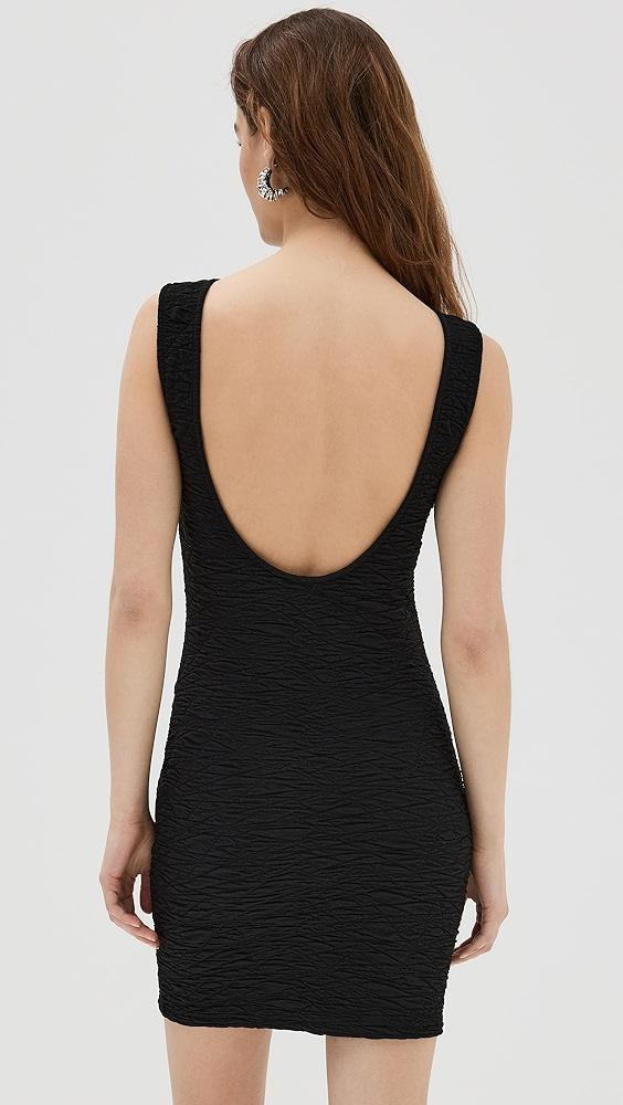 Good American Wide Scrunchie Scoop Back Mini Dress | Shopbop Product Image