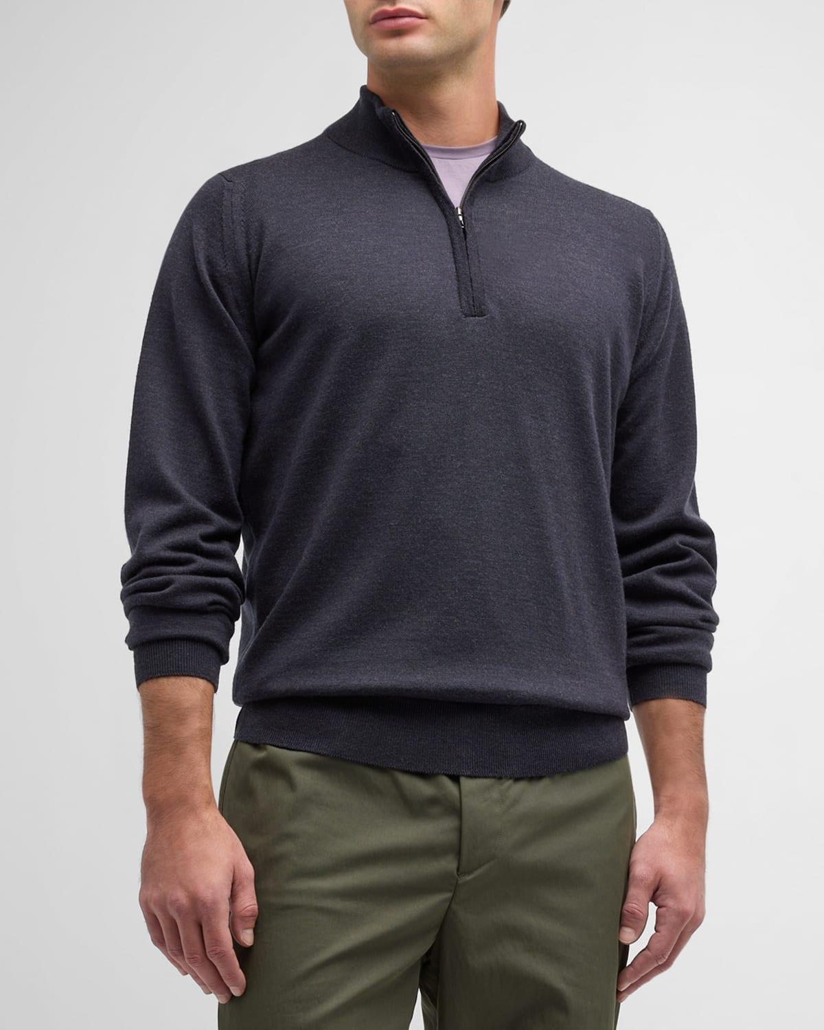 Mens Tapton Merino Zip Pullover Product Image