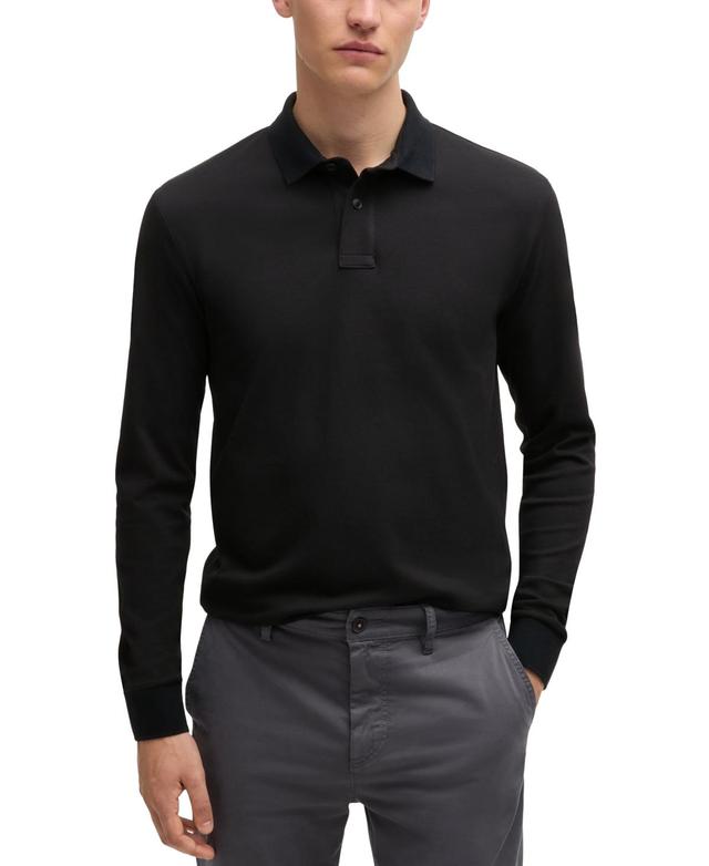 Boss by Hugo Boss Mens Logo Patch Slim-Fit Polo Product Image