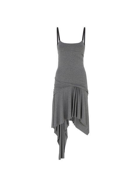 Dark grey melange mini dress Product Image