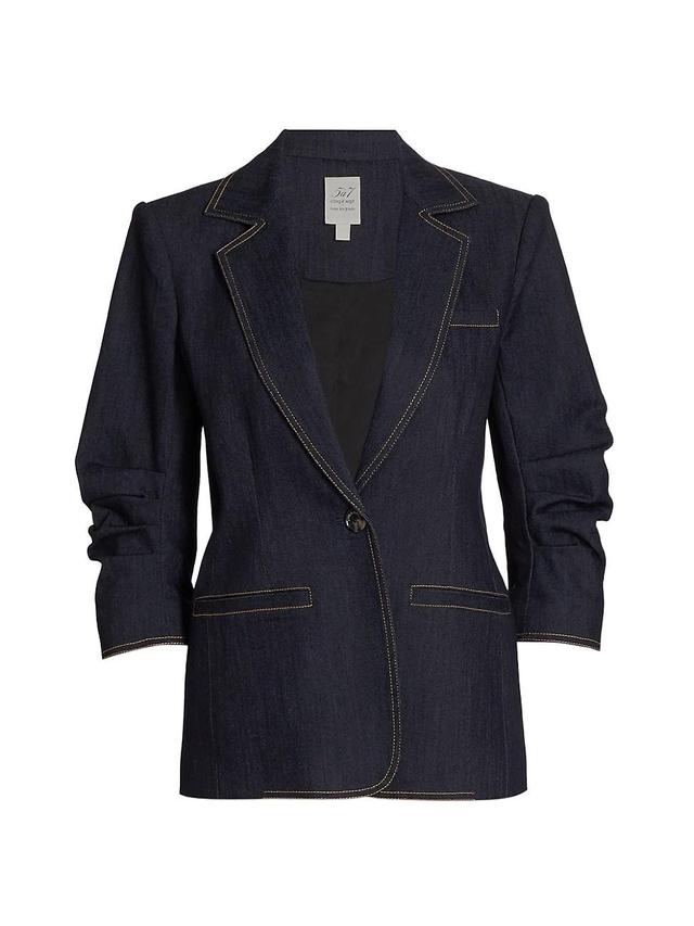 Womens Khloe Denim Blazer Product Image