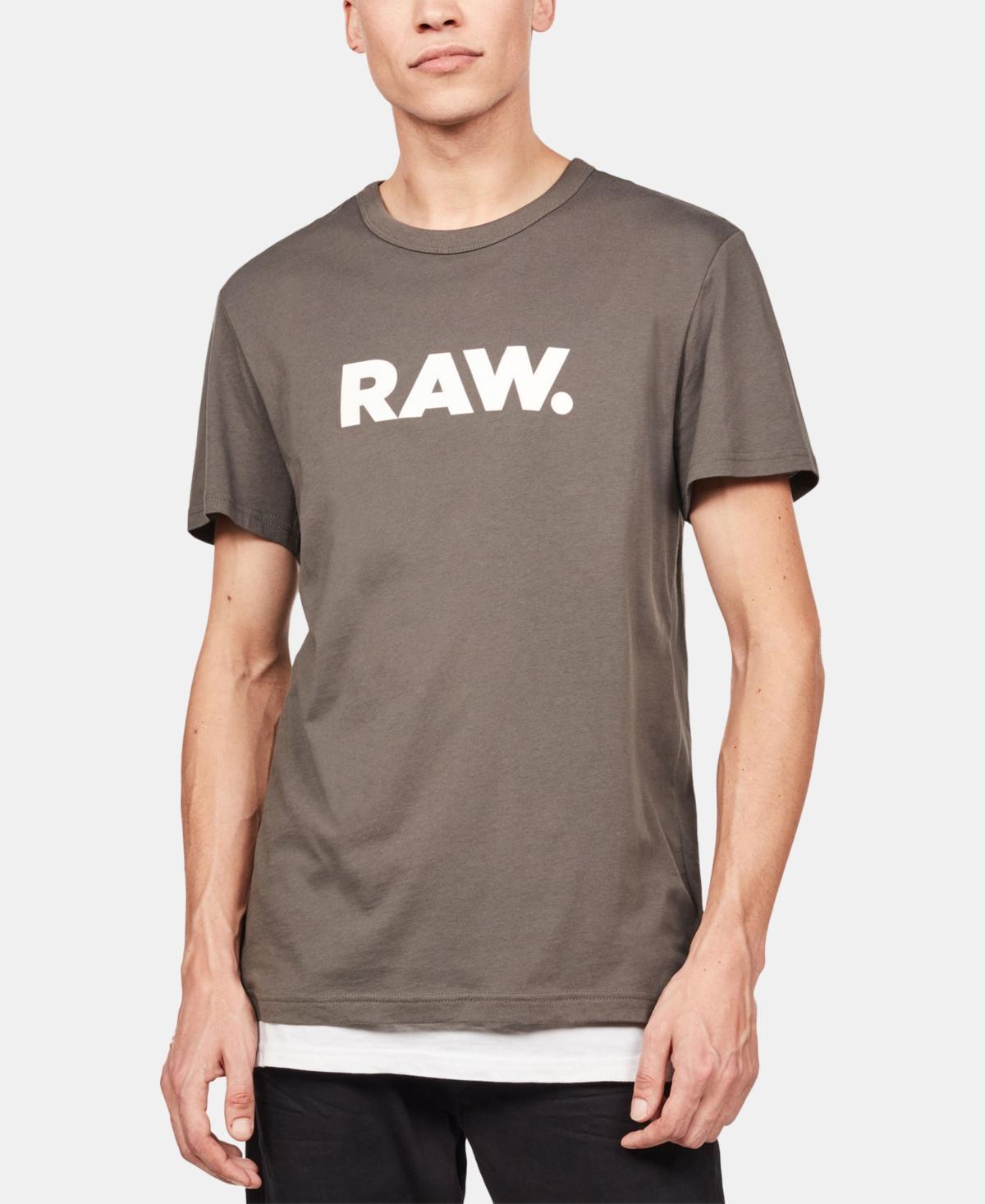 G-Star Raw Mens Holorn Raw Graphic Logo Crewneck T-Shirt Product Image