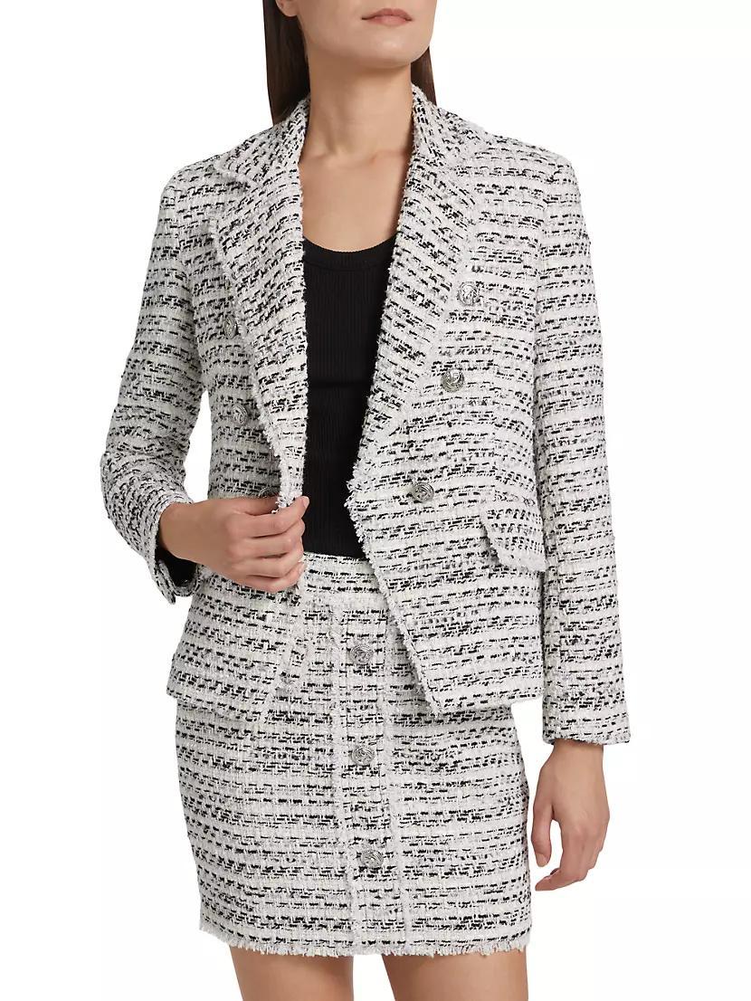 Eliza Metallic Tweed Blazer Product Image