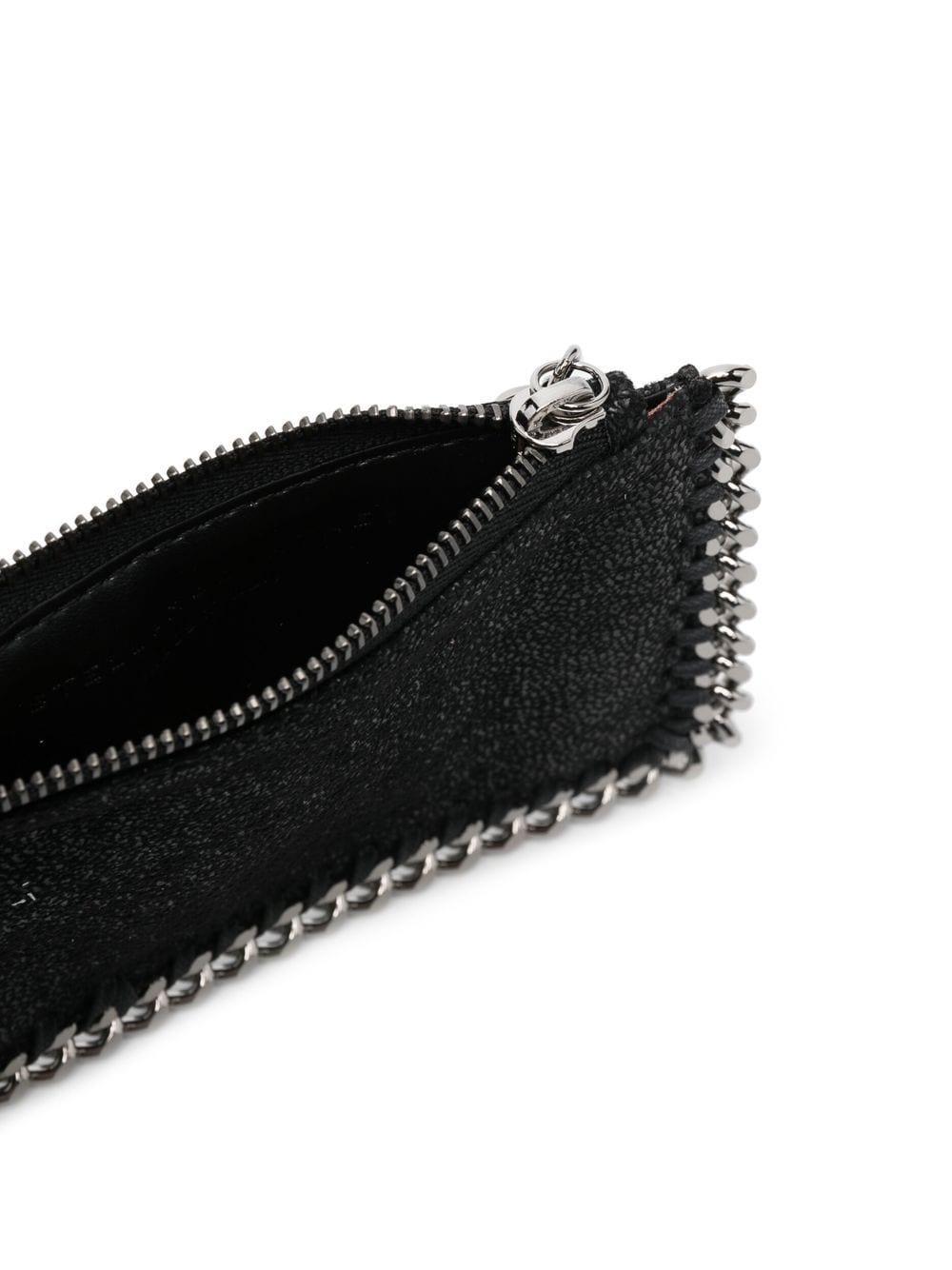 Falabella Zipped Cardholder In Black Product Image