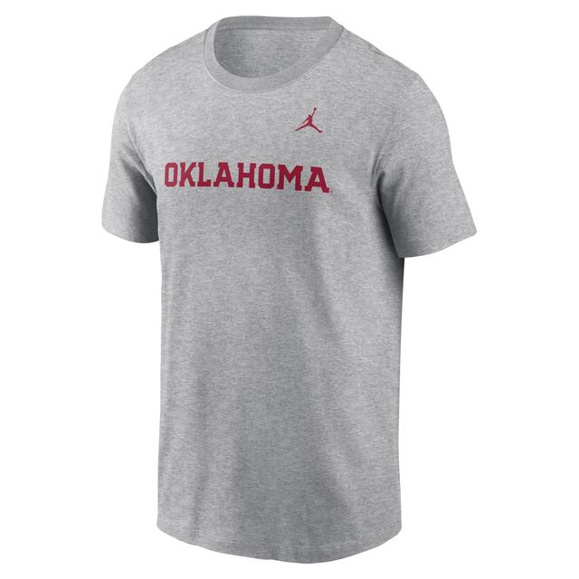 Men's Oklahoma Sooners Primetime Wordmark Jordan College T-Shirt Product Image