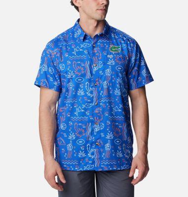 Columbia Men's Collegiate PFG Super Slack Tide Shirt - Florida- Product Image