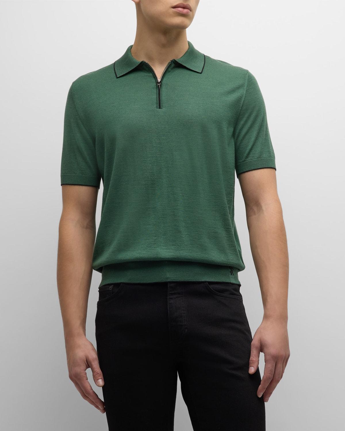 Mens Quarter-Zip Polo Sweater Product Image