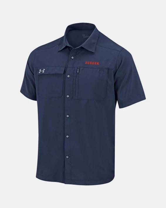 Mens UA Motivate Collegiate Button-Up Product Image