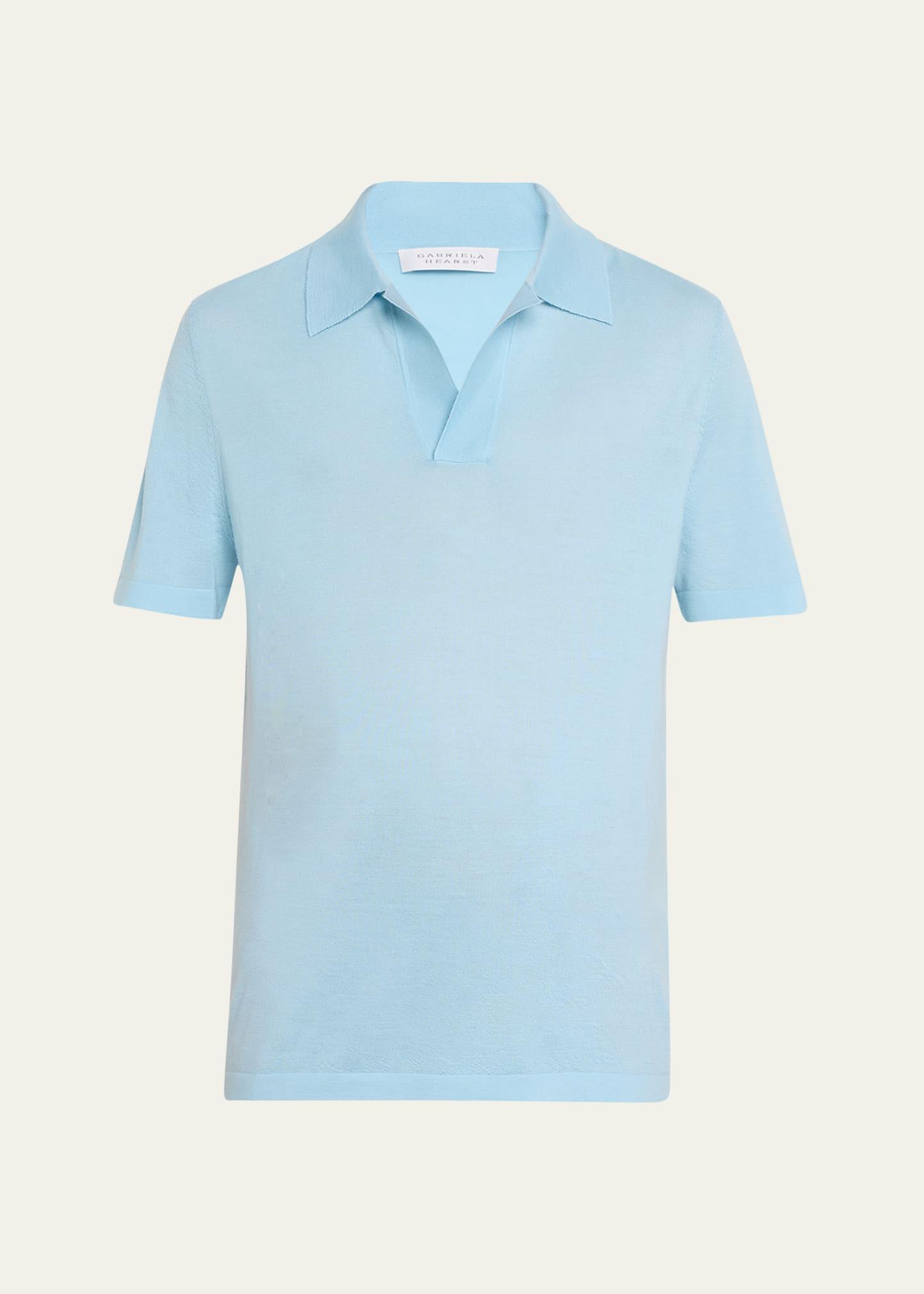 Mens Stendhal Cashmere Knit Polo Shirt Product Image