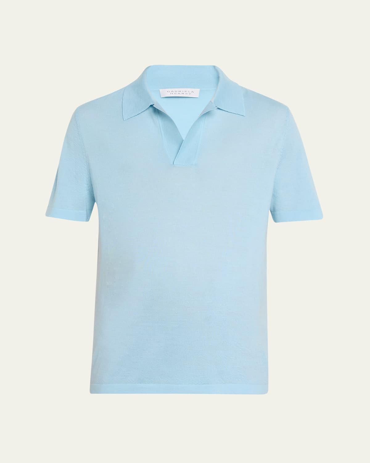 Mens Stendhal Cashmere Knit Polo Shirt Product Image