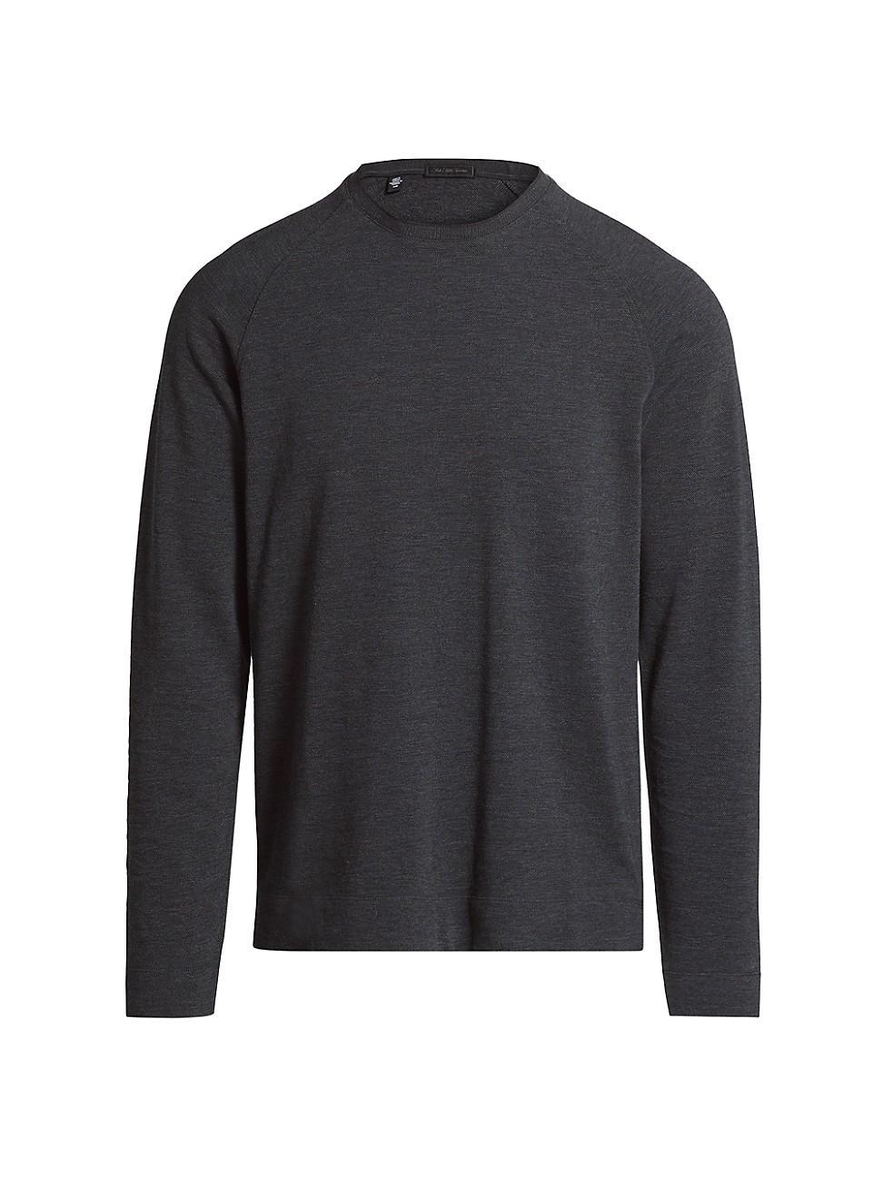 Mens COLLECTION Cotton-Wool Knit Shirt Product Image