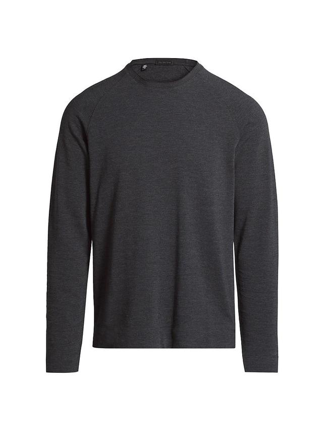 Mens COLLECTION Cotton-Wool Knit Shirt Product Image