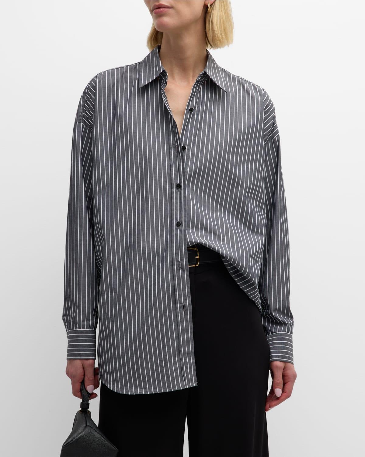 Mael Striped Oversized Shirt product image