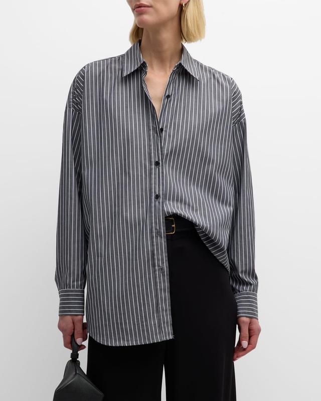 Womens Mael Oversized Striped Shirt Product Image