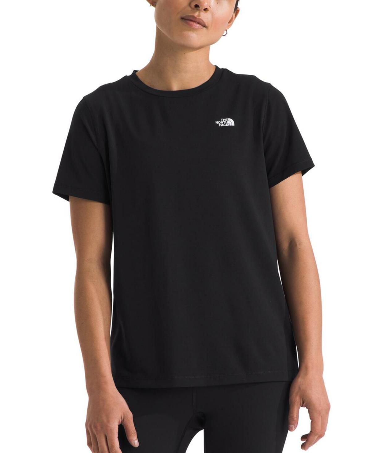 The North Face Women Adventure Solid Crew Neck Short Sleeve Tee Shirt Product Image