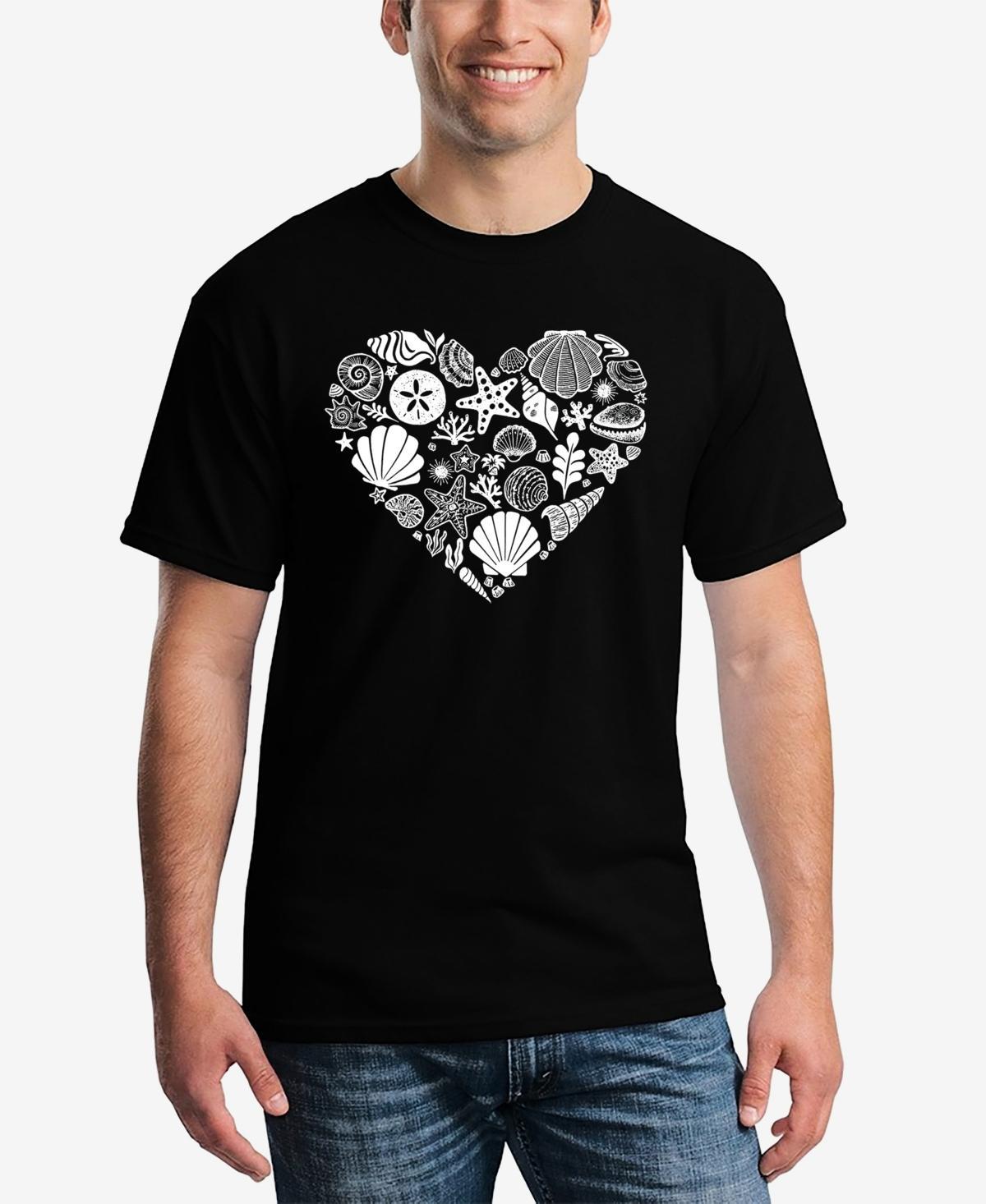 La Pop Art Sea Shells - Mens Word Art T-Shirt Product Image