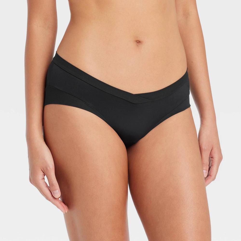 Womens Micro-Mesh Hipster Underwear - Auden Black M Product Image