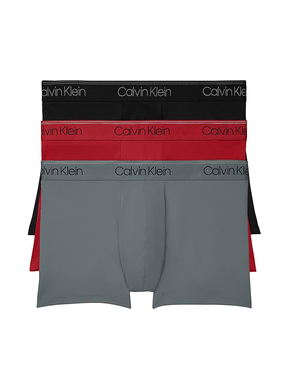 Mens 3-Piece Micro Stretch Low-Rise Trunks Set Product Image