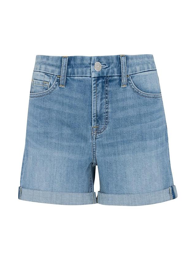 Womens Mid-Rise Jean Short Product Image