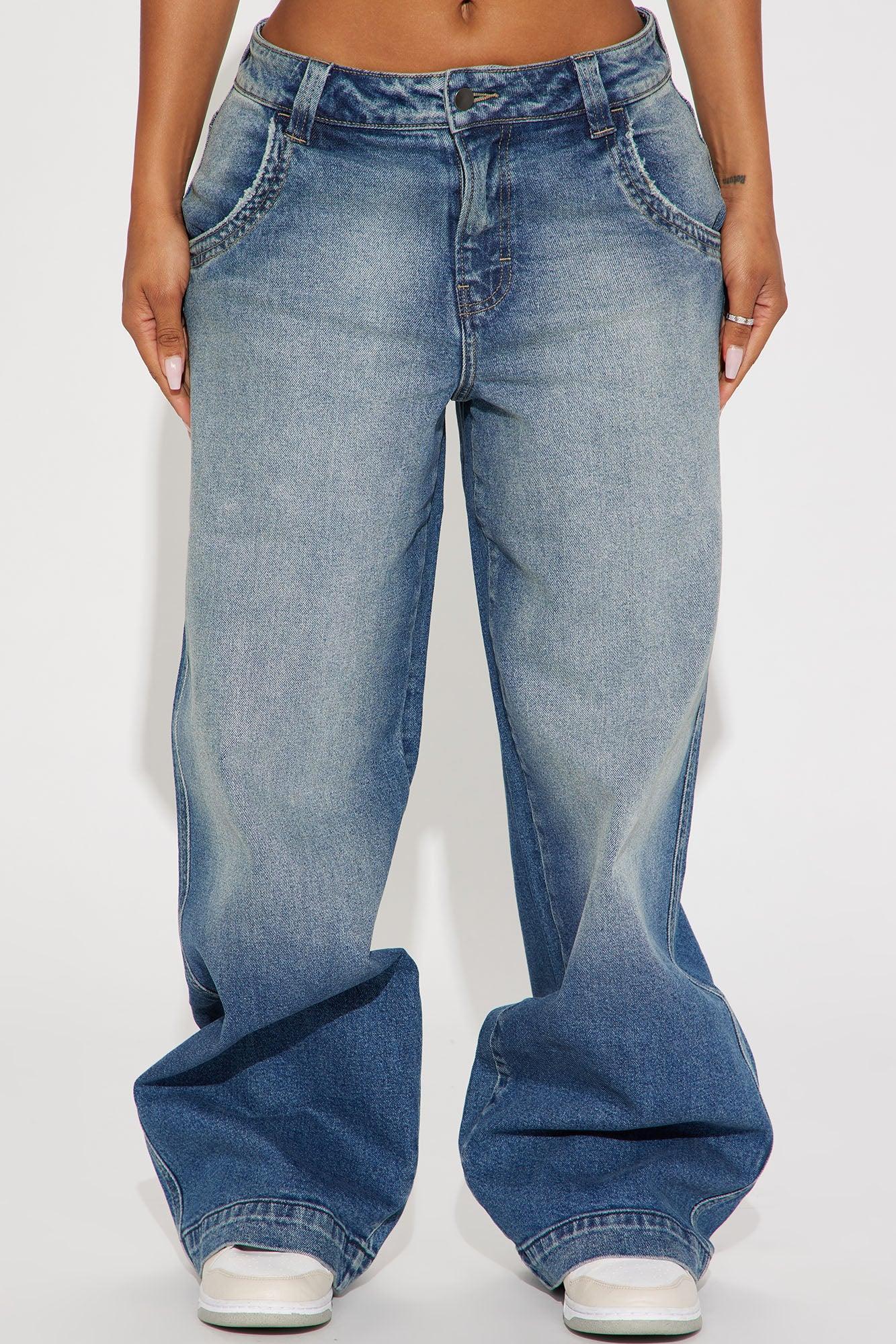 Madrid Baggy Jeans - Dark Wash Product Image