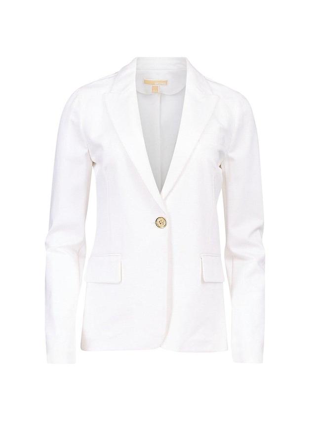 Womens Single-Breasted Blazer Product Image