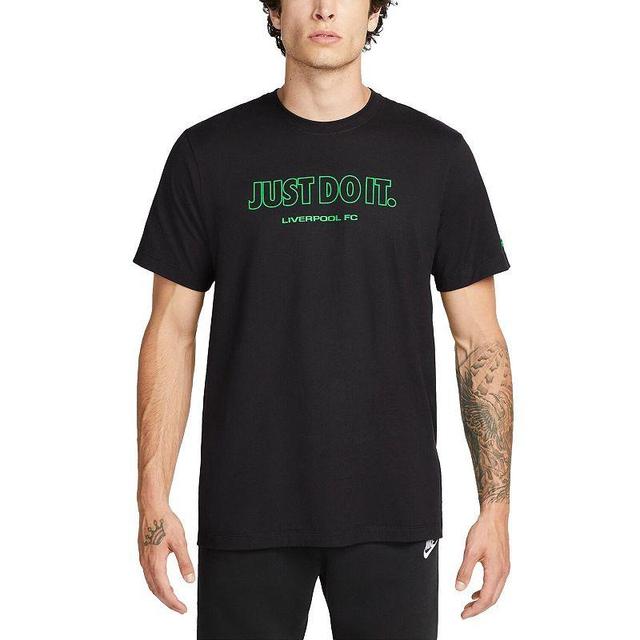 Mens Nike Black Liverpool Just Do It T-shirt Product Image