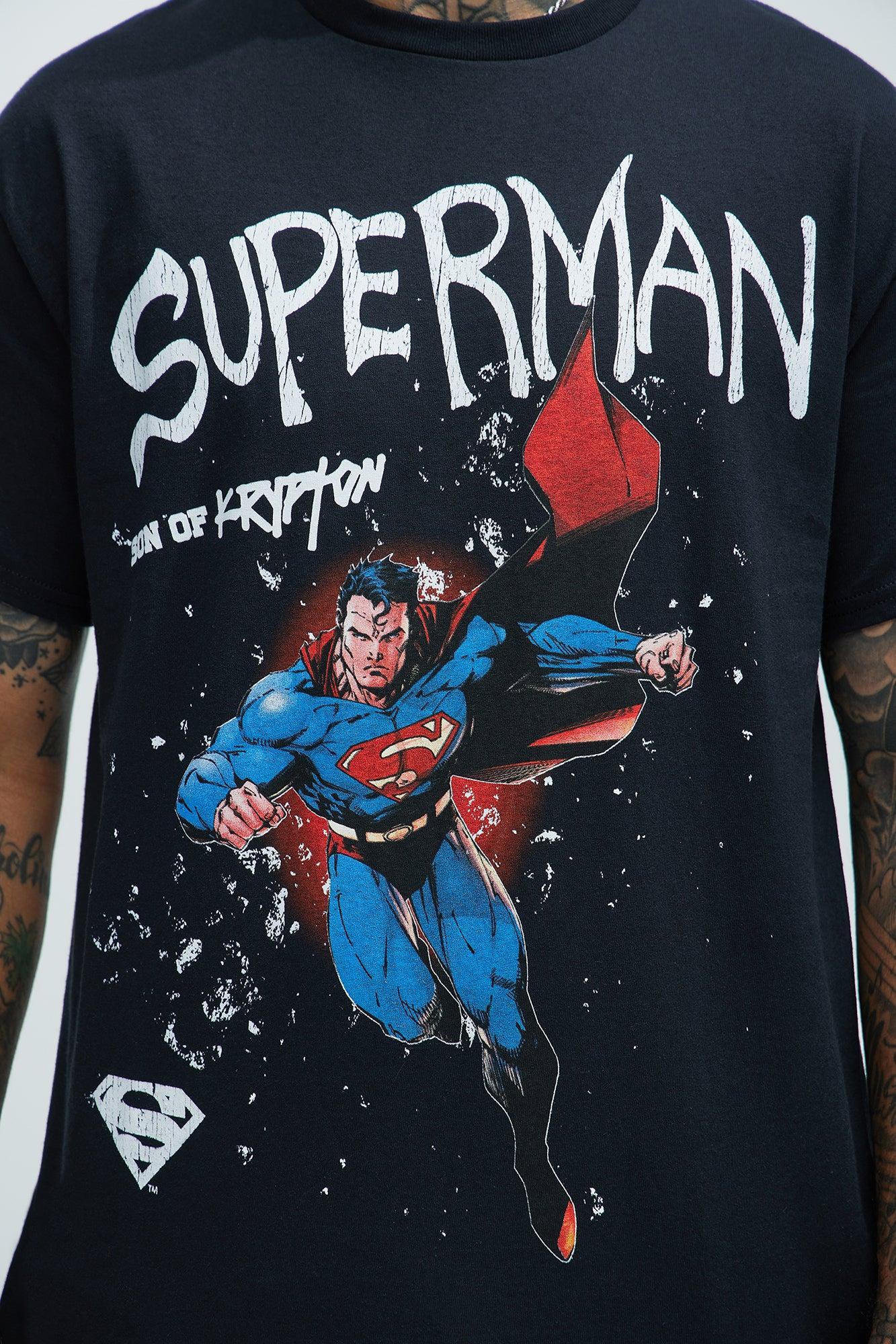 Superman Son Of Krypton Short Sleeve Tee - Black Product Image