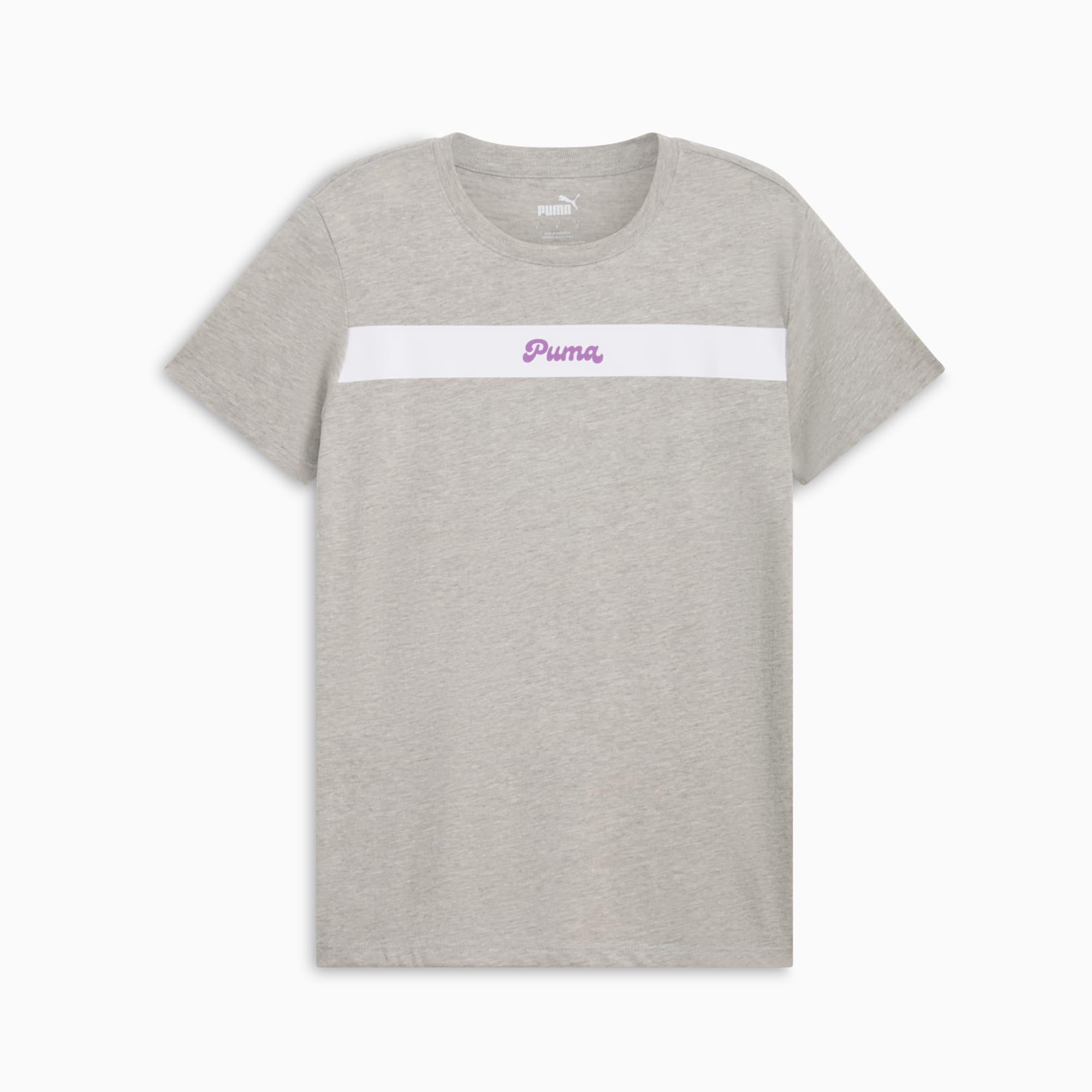 PUMA Upfront Line Logo Women's Tee Product Image