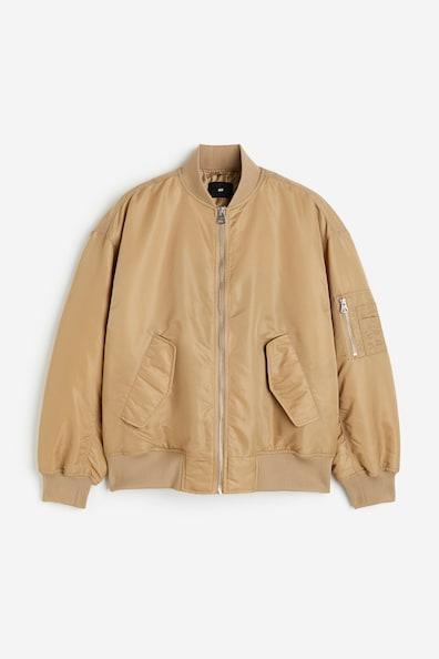 Loose Fit Bomber Jacket Product Image