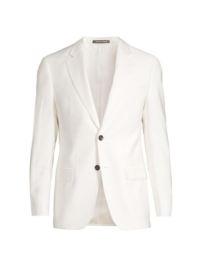 Emporio Armani Comfort Fit Two Button Blazer Product Image