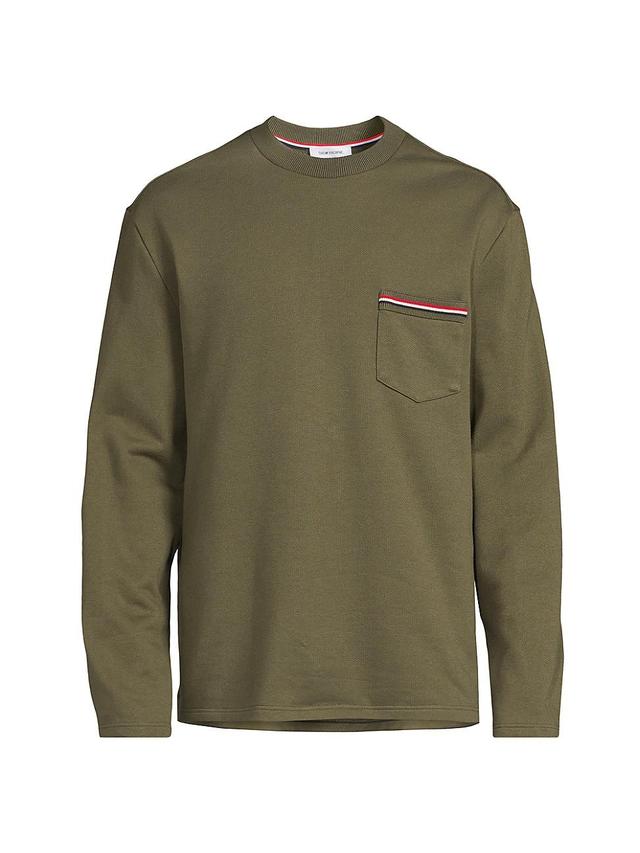 Mens Cotton Oversized Crewneck Sweatshirt Product Image