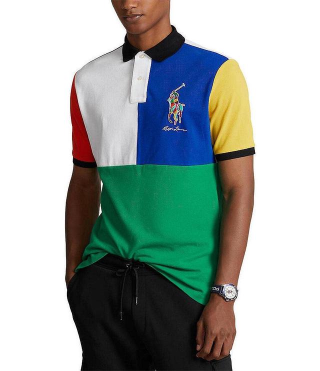 Polo Ralph Lauren Classic-Fit Big Pony Short Sleeve Mesh Polo Shirt Product Image