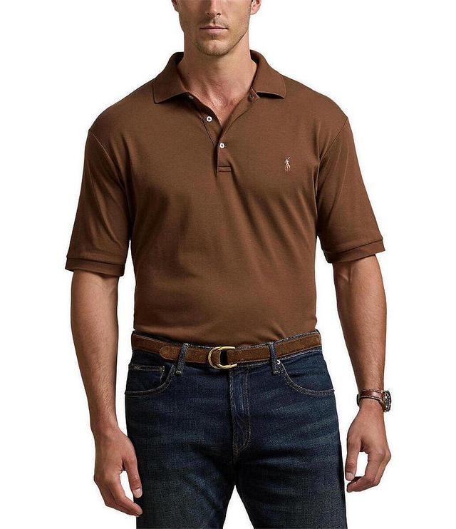 Polo Ralph Lauren Big & Tall Classic Fit Soft Cotton Multi-Colored Pony Polo Shirt Product Image