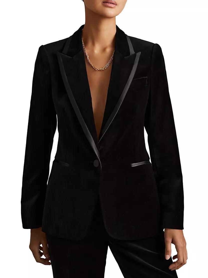 Parisa Velvet Blazer Product Image