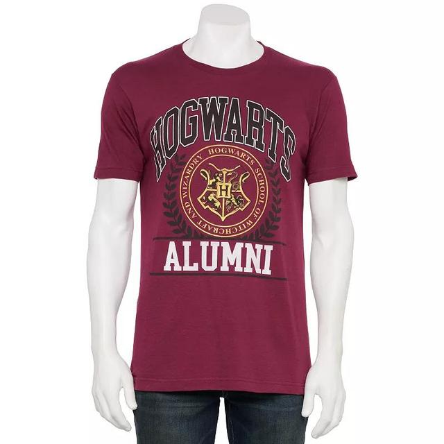 Mens Bioworld Harry Potter Hogwarts Alumni Shield Graphic Tee Red Product Image