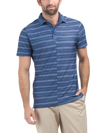 Melange Tech Jersey Golf Polo T-shirt for Men Product Image