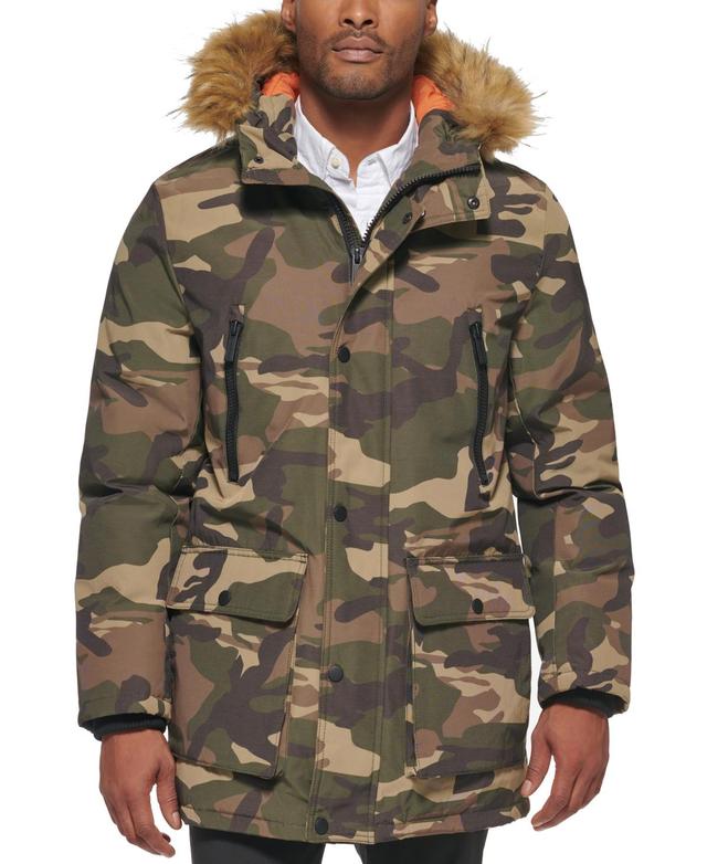 Club Room Mens Parka with a Faux Fur-Hood Jacket, Created for Macys Product Image