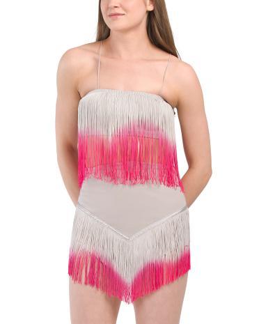 Sleeping Beauty Fringe Tank Top for Women | Polyester/Nylon/Elastane Product Image