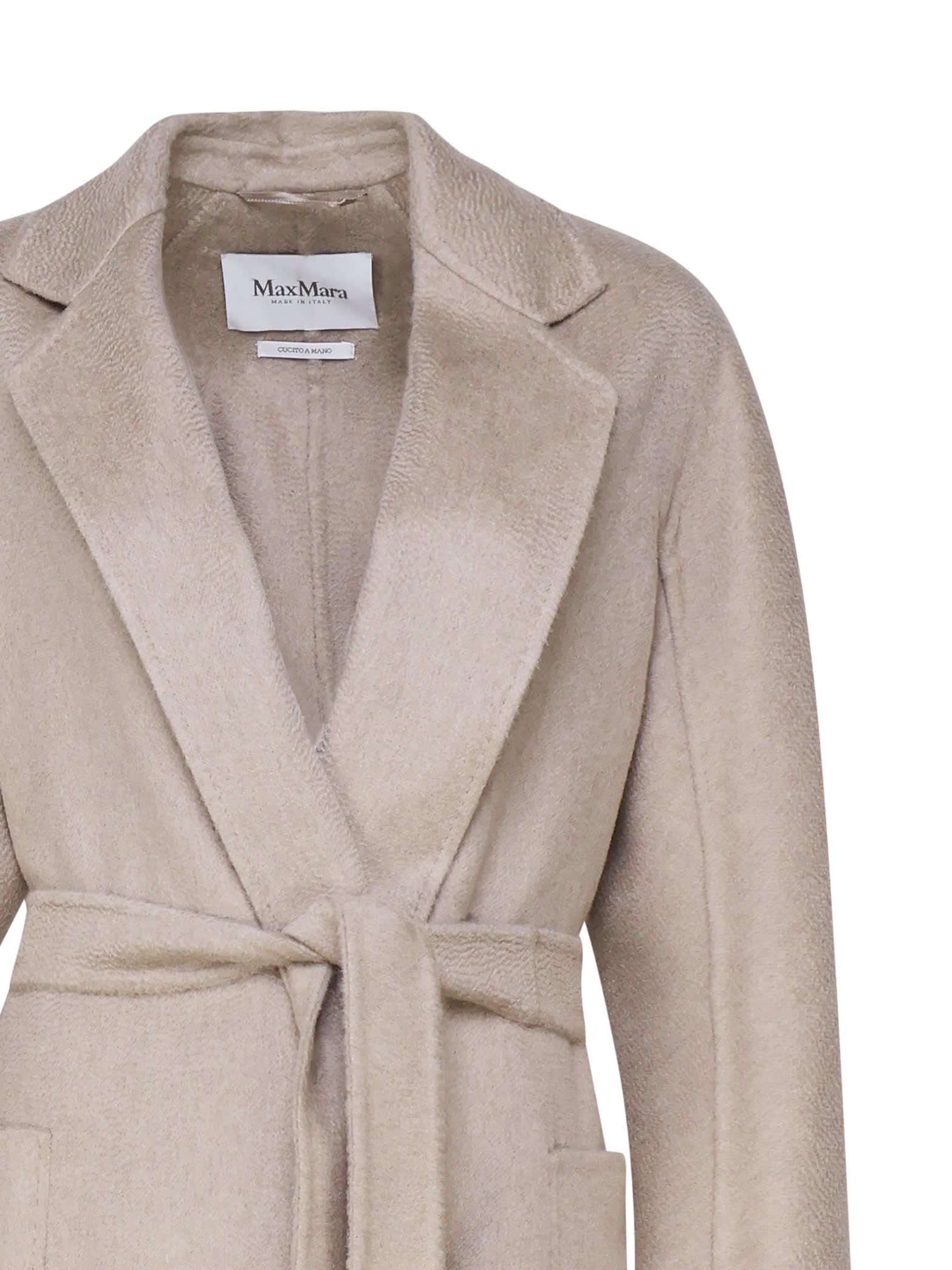 Ludlmilla Coat In Cashmere In Cream Product Image