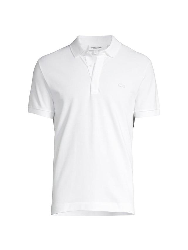 Lacoste Short Sleeve Solid Stretch Pique Regular Men's Short Sleeve Pullover Product Image