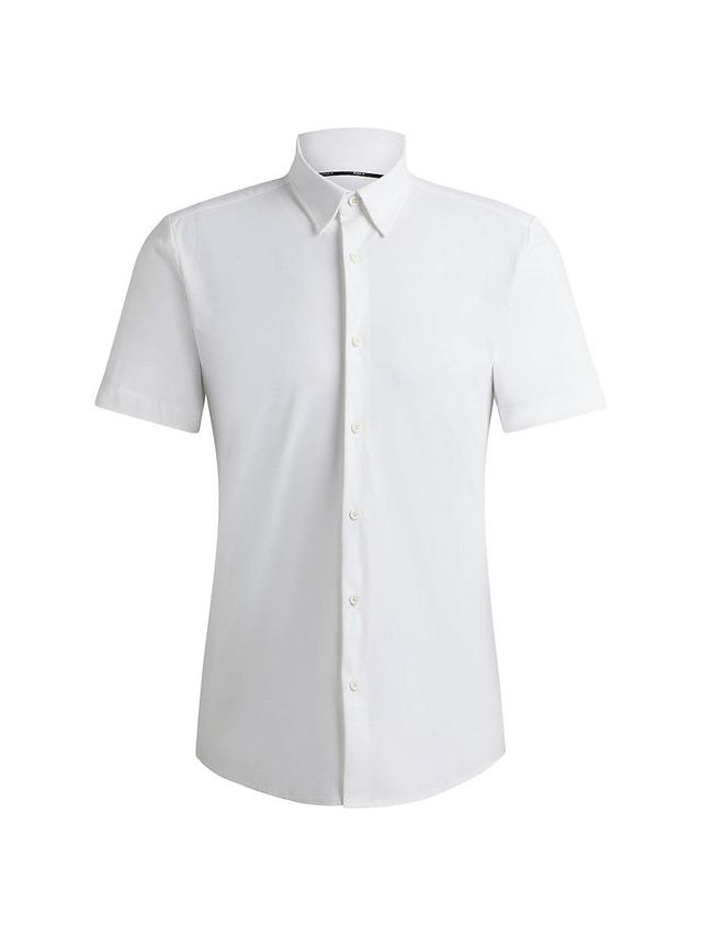 Mens Slim Fit Shirt in Performance Stretch Jersey Product Image