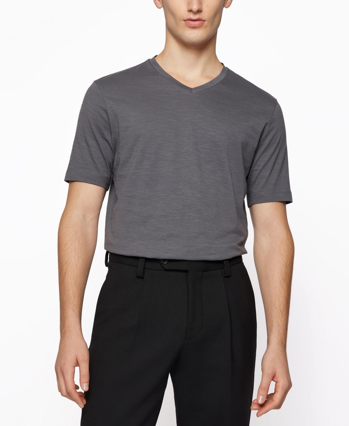 BOSS Tilson Solid V-Neck T-Shirt Product Image