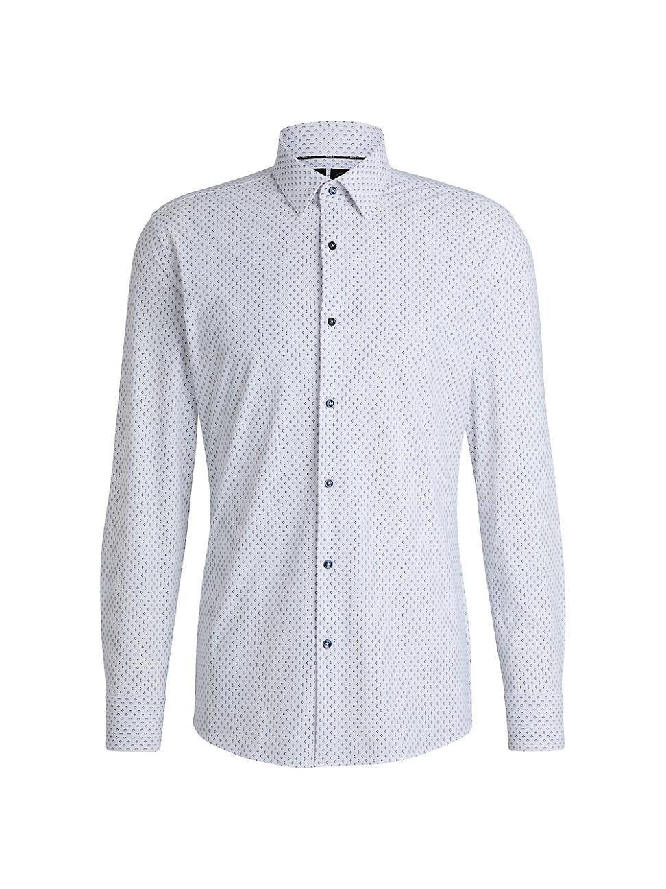 Mens Slim-Fit Shirt Performance-Stretch Material Product Image