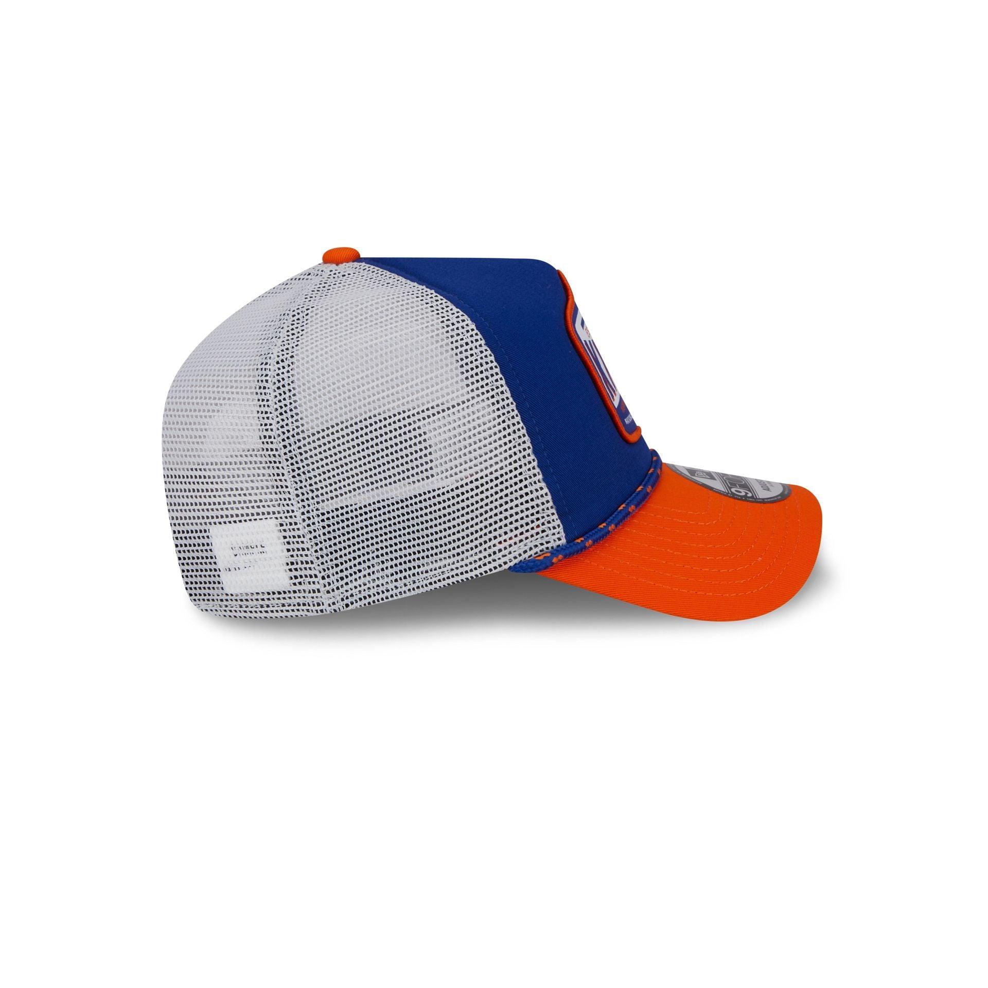 New York Knicks 2024 Rally Drive 9FORTY A-Frame Trucker Hat Male Product Image