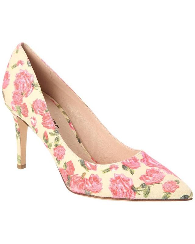 L'agence Eloise Suede & Leather Pump In Pink Product Image