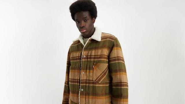 Levi's I Plaid Sherpa Trucker Jacket - Men's Product Image