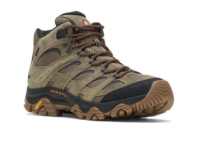 Merrell Moab 3 Mid Waterproof (Olive/Gum 1) Men's Shoes Product Image